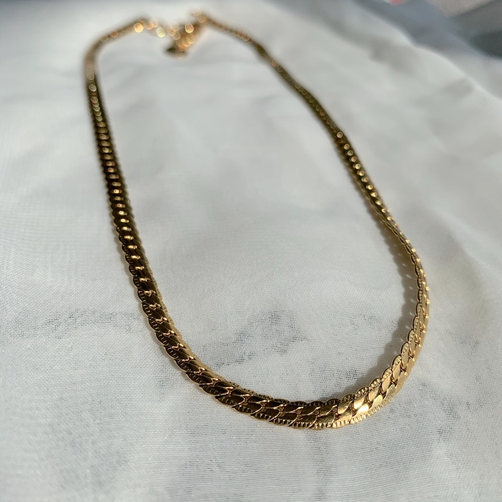 18k Gold Plated Snake Chain Necklace